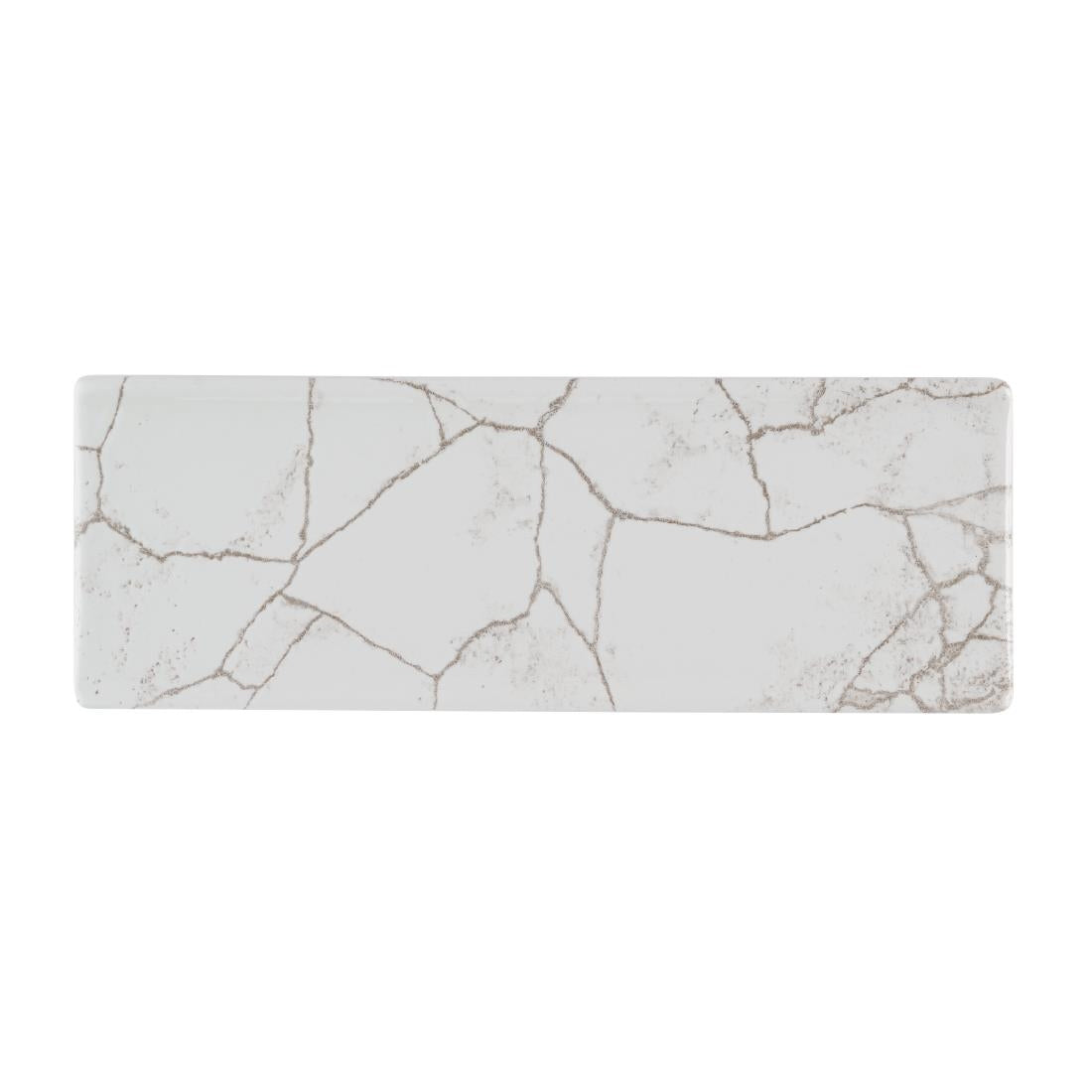 HR309 Churchill Studio Prints Kintsugi Agate Grey Ovaal Bord 25 x 9cm (6 stuks)
