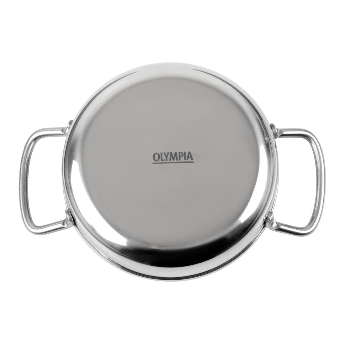 HY100 Olympia Tafel Presentatie Dubbel Handvat Schaal Roestvrij Staal 125mm