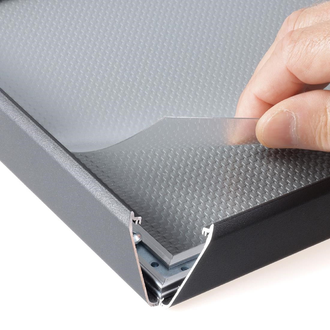 HU444 Europel Klapframe A4 25mm Mat Zwart