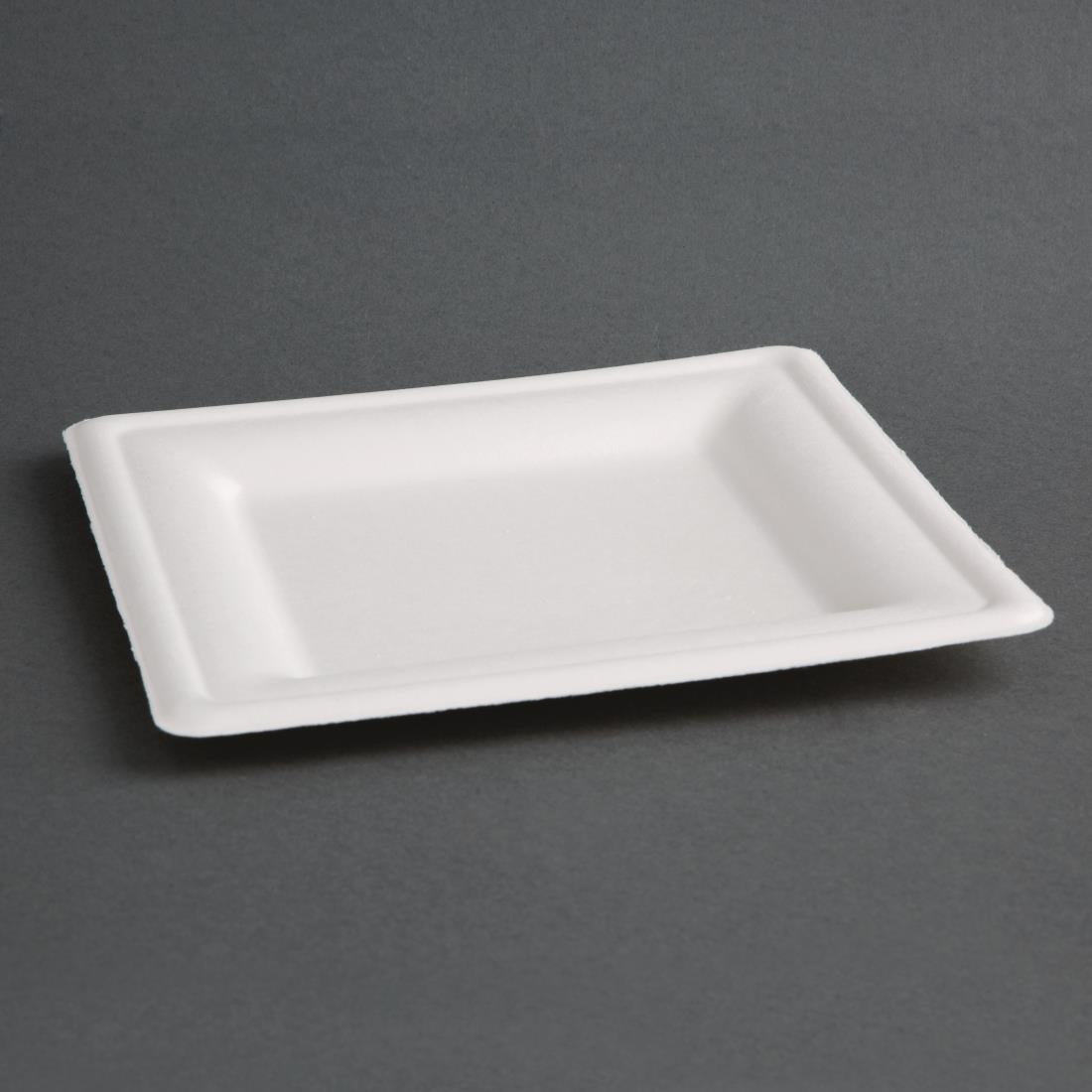 FC520 Fiesta Compostable composteerbare bagasse borden vierkant 261mm (50 stuks)