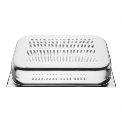 K841 Vogue roestvrijstalen geperforeerde 1/1 gastronorm bak 100mm