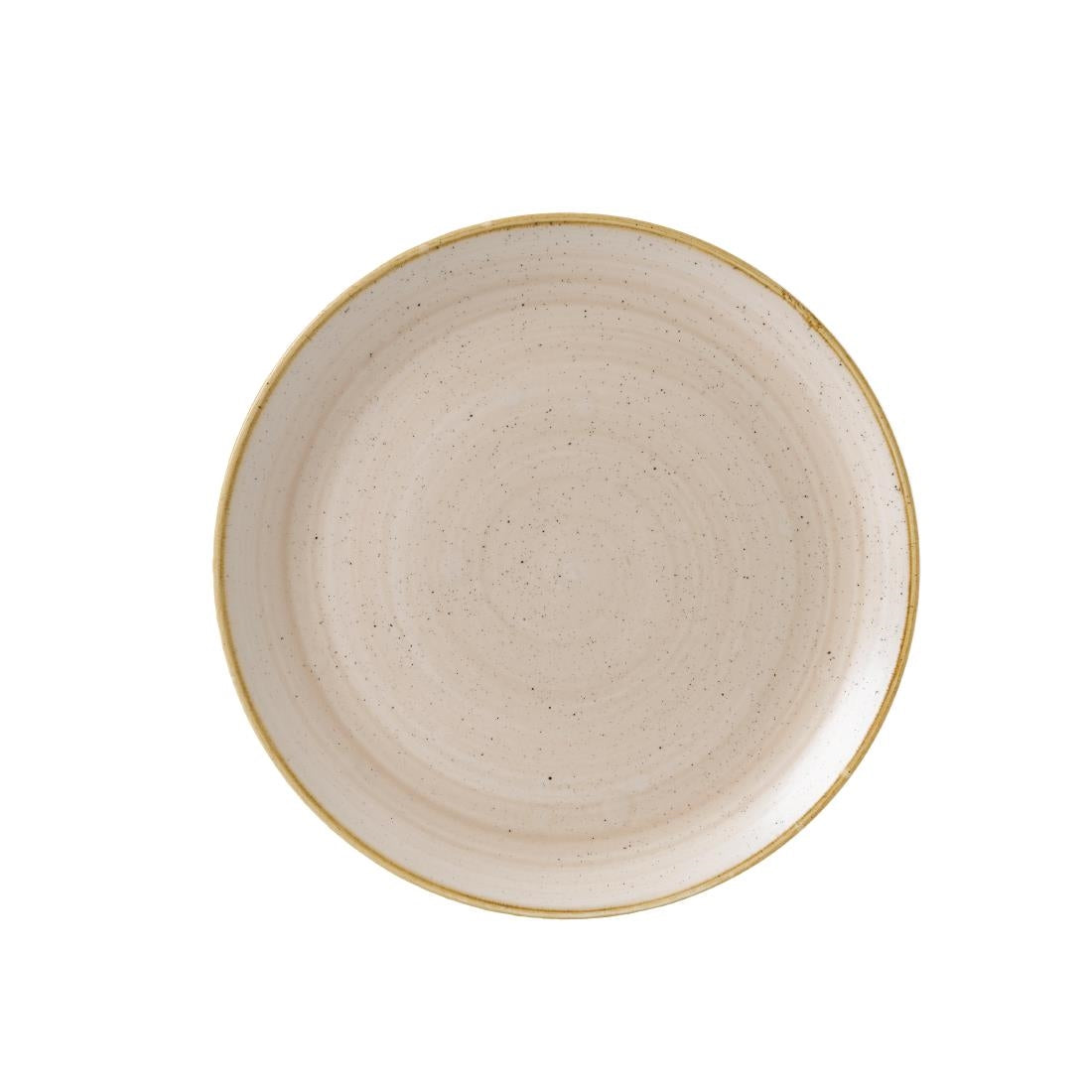GR952 Churchill Stonecast Nutmeg Cream Coupe Bord 32.4cm (6 stuks)