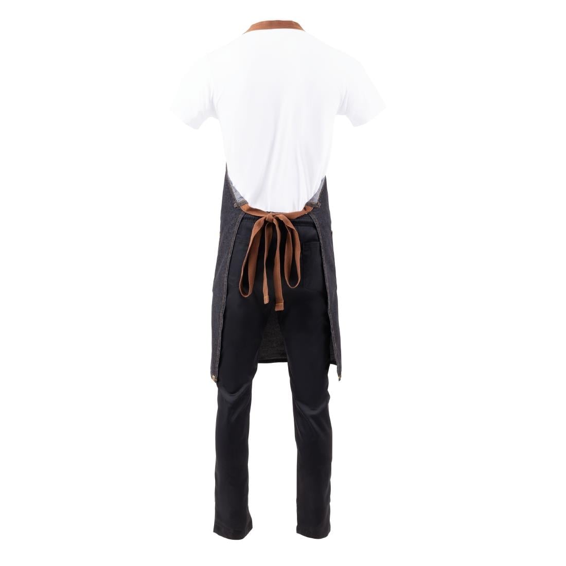 B721 Chef Works Urban Memphis kort schort indigo