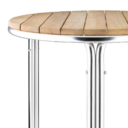 GL981 Bolero essen en aluminium tafel rond 60cm