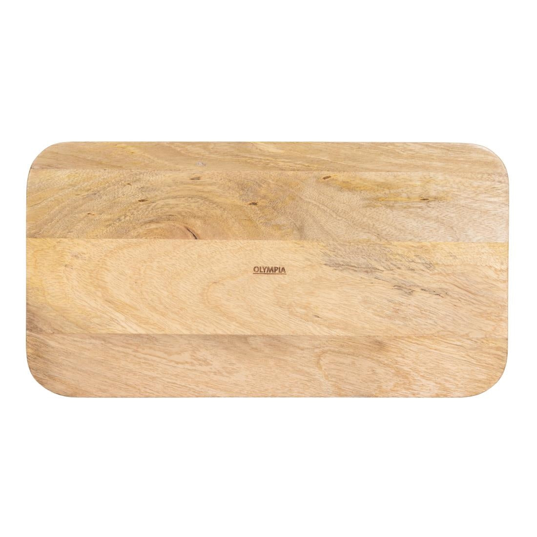 JA888 Olympia Mangohout Rechthoekig Diep Dienblad 430x230mm