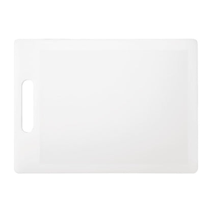DA089 Nisbets Essentials polypropyleen snijplank wit 340 x 255 x 7mm