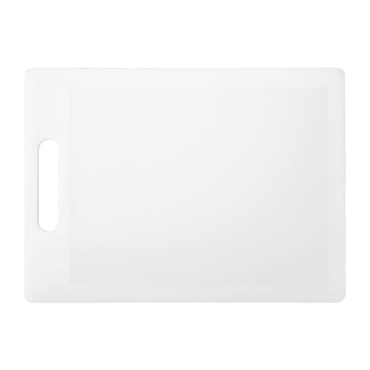 DA089 Nisbets Essentials polypropyleen snijplank wit 340 x 255 x 7mm
