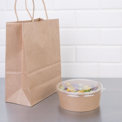 FB197 Fiesta Compostable ronde kraft saladeschaal 75cl (300 stuks)