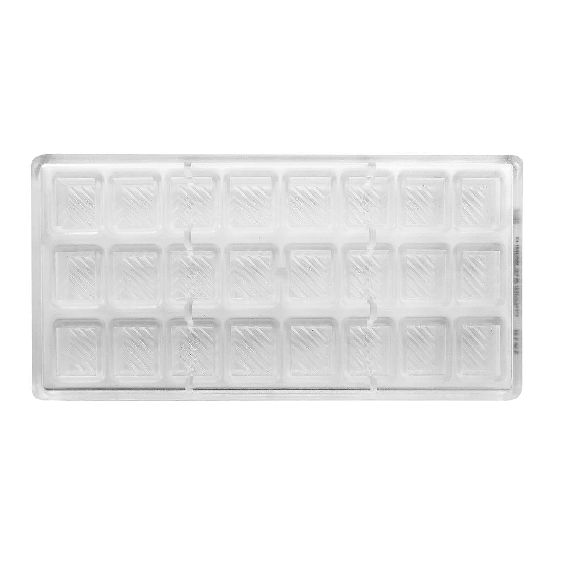 DW295 Schneider chocoladevorm geribbeld