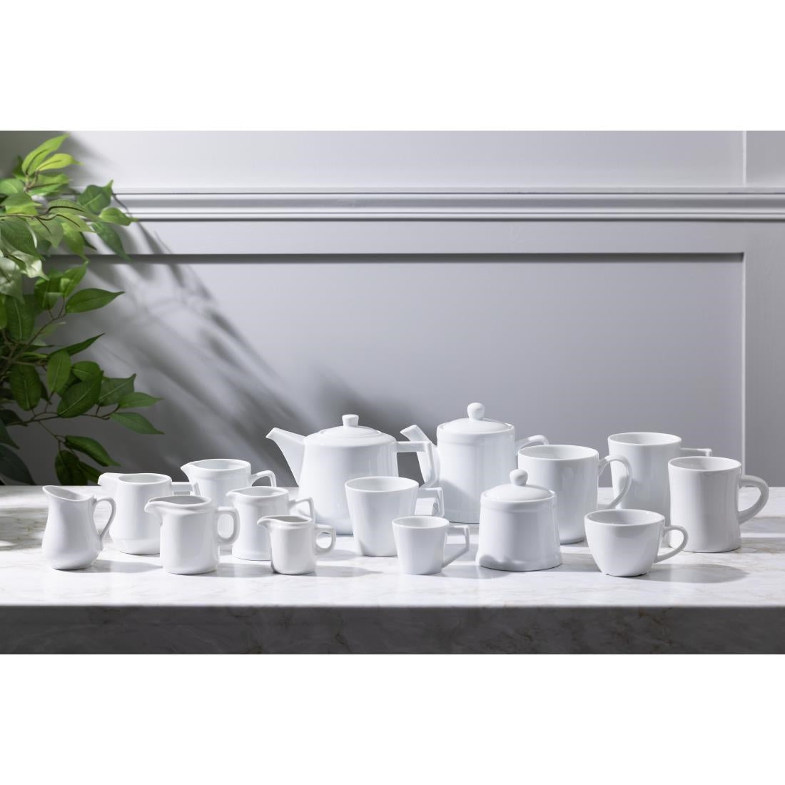JA349 Olympia Whiteware Mokken 300ml (6 stuks)