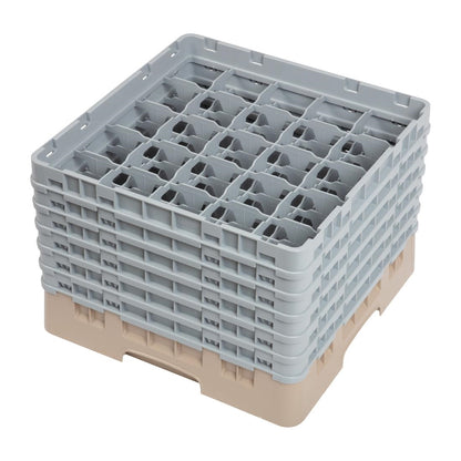 DW557 Cambro Camrack vaatwaskorf met 25 compartimenten max. glashoogte 29,8cm