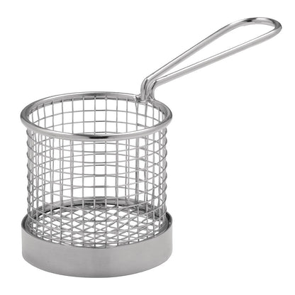 CE148 Olympia RVS fritesmand met handgreep 8cm