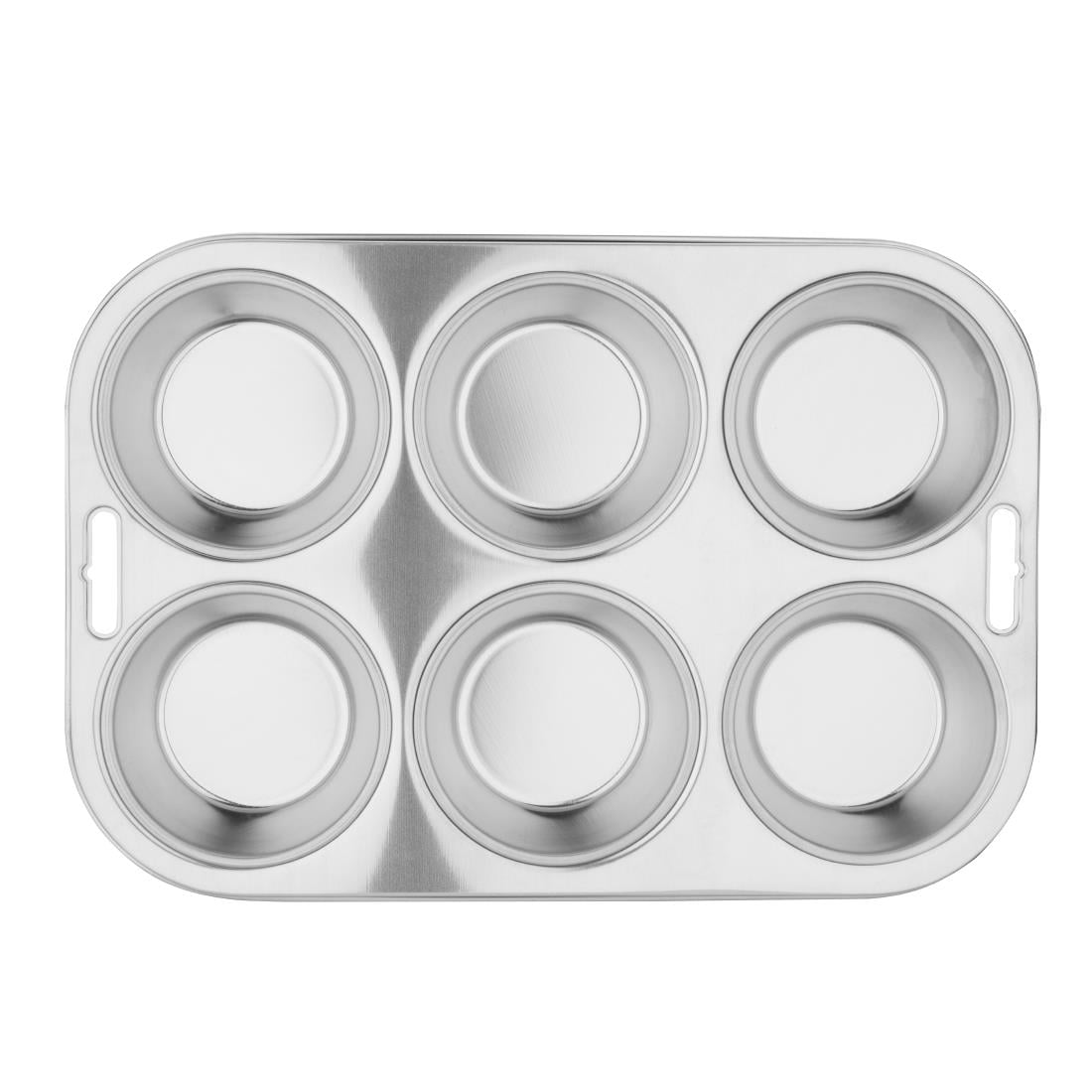 E714 Vogue roestvrijstalen muffinbakvorm 6 cups