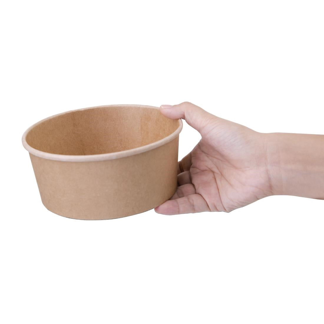 FB197 Fiesta Compostable ronde kraft saladeschaal 75cl (300 stuks)