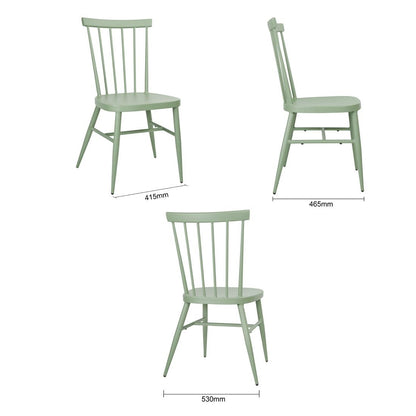 DX687 Bolero Windsor Aluminium Groene Stoelen (4 Stuks)