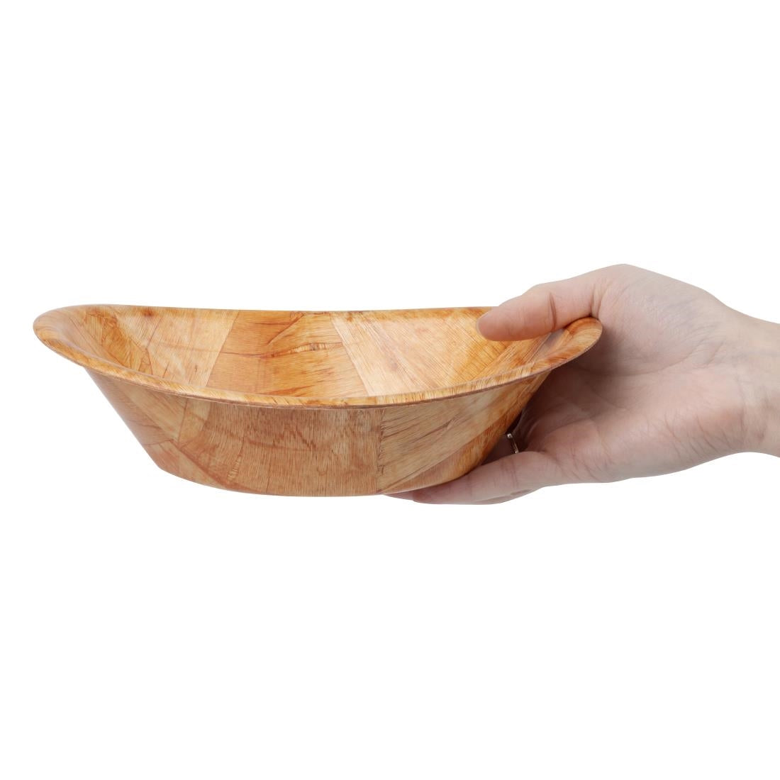 L092 Ovale houten kom klein