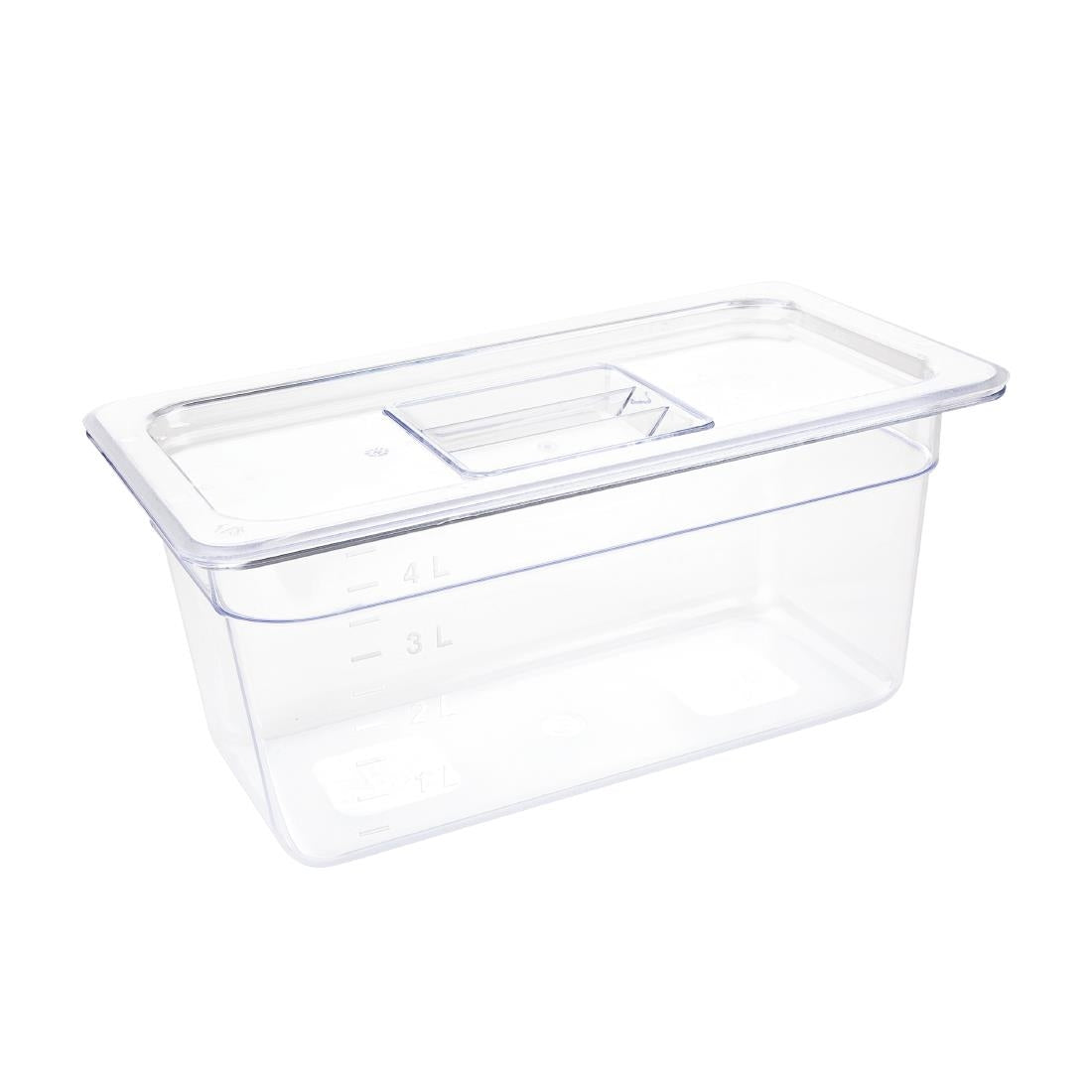 U234 Vogue polycarbonaat 1/3 gastronorm container 150mm doorzichtig