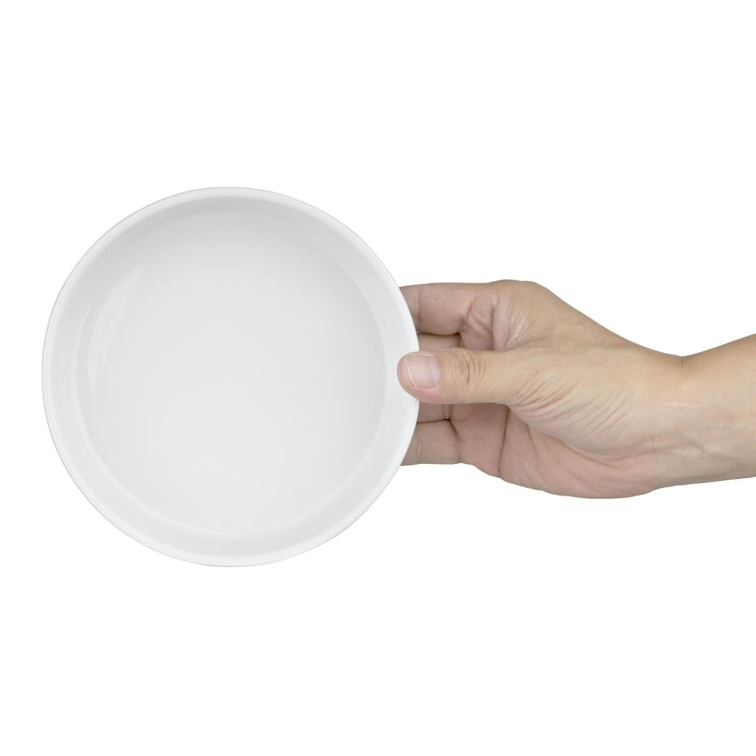 CK070 Olympia Whiteware Kom Met Platte Wanden - 152mm (6 Stuks)