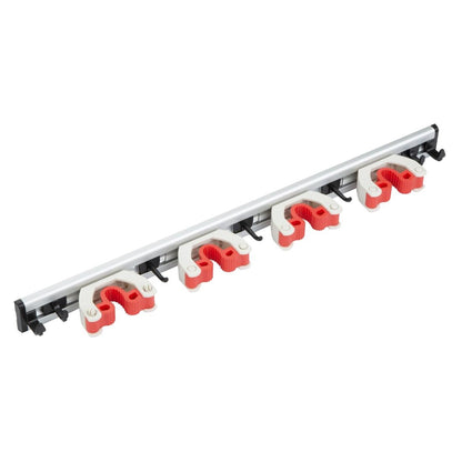JB539 Jantex wandhouder voor stelen (4 klemmen)