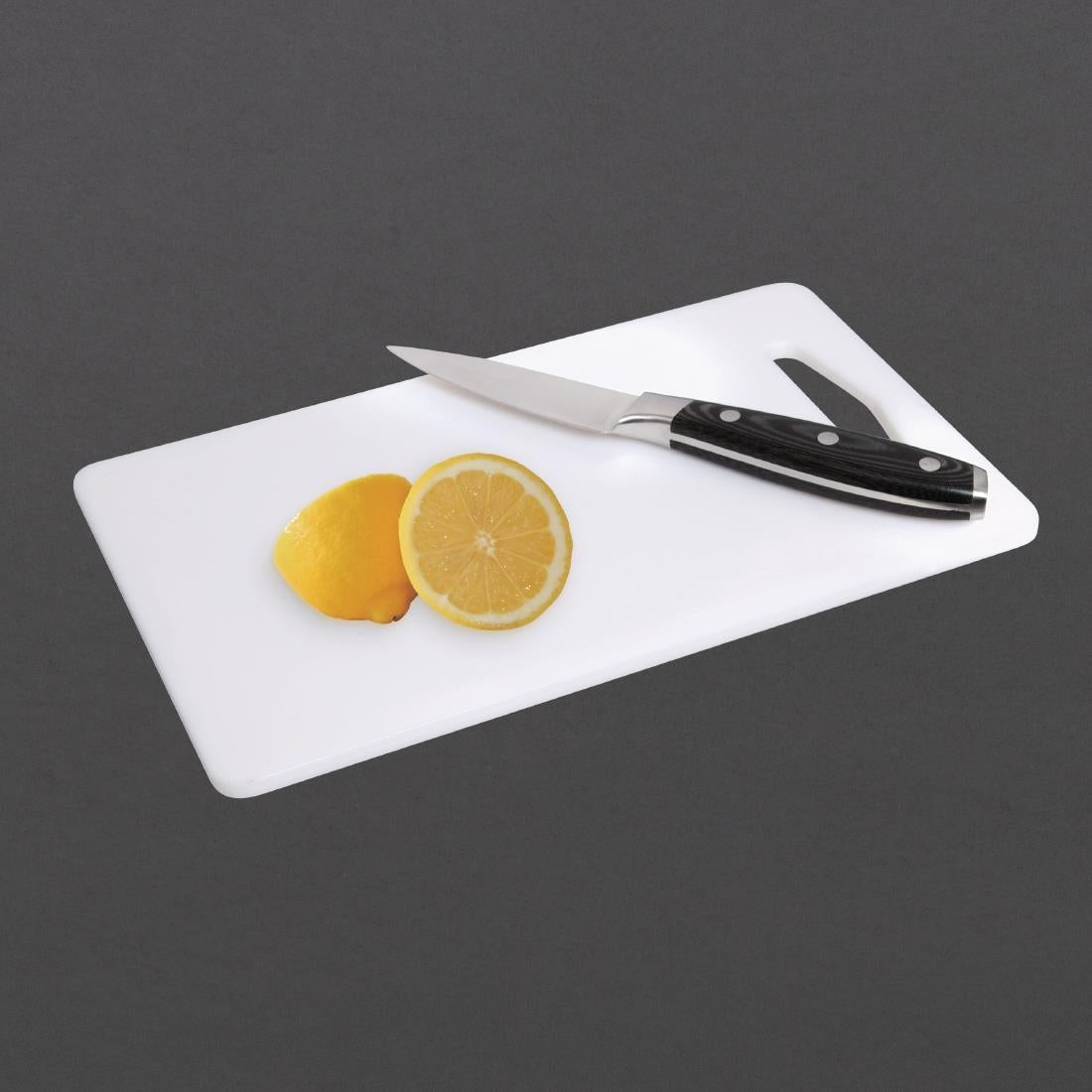 CD269 Hygiplas LDPE snijplank wit 6(H) x 150(B) x 250(D)mm