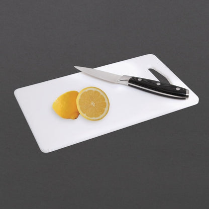 CD269 Hygiplas LDPE snijplank wit 6(H) x 150(B) x 250(D)mm