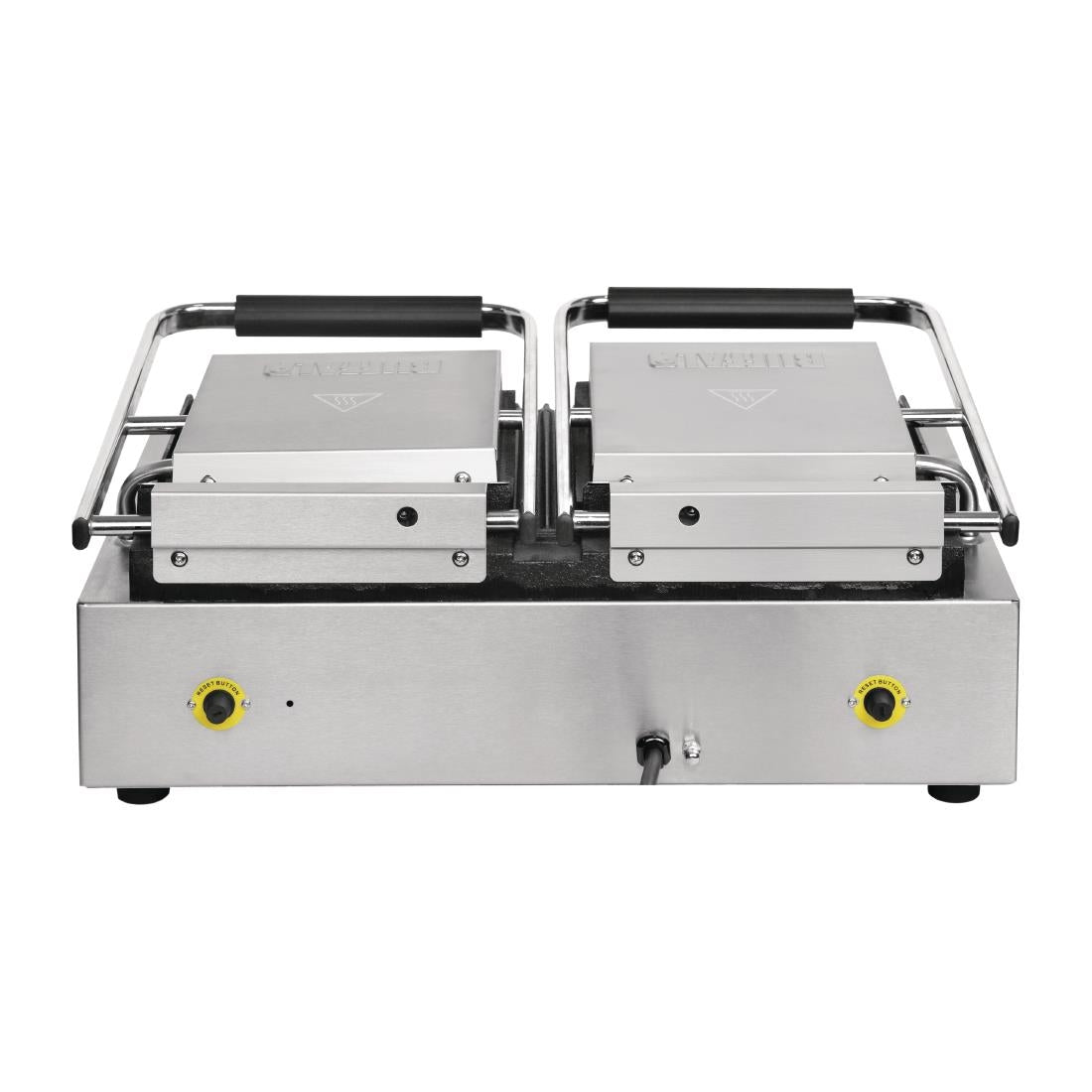 FC386 Buffalo dubbele halve geribbelde contactgrill