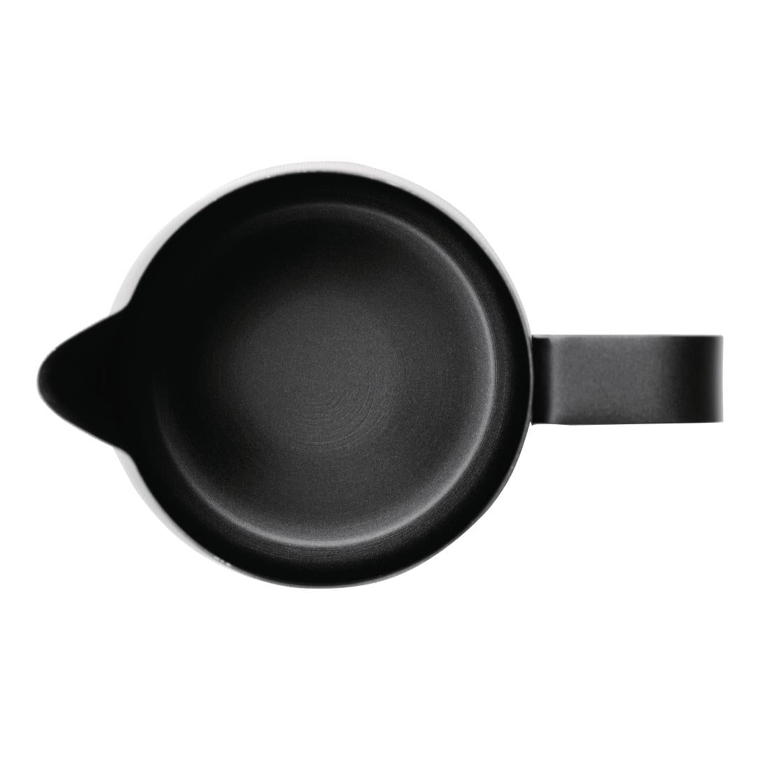 CM607 Olympia zwarte anti-kleef melkschuimkan 570ml