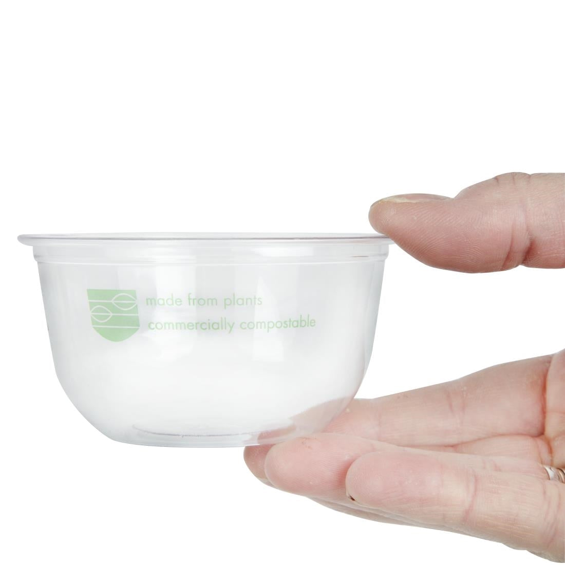 FS171 Vegware 96-serie composteerbare ronde bakjes 237ml (1000 stuks)