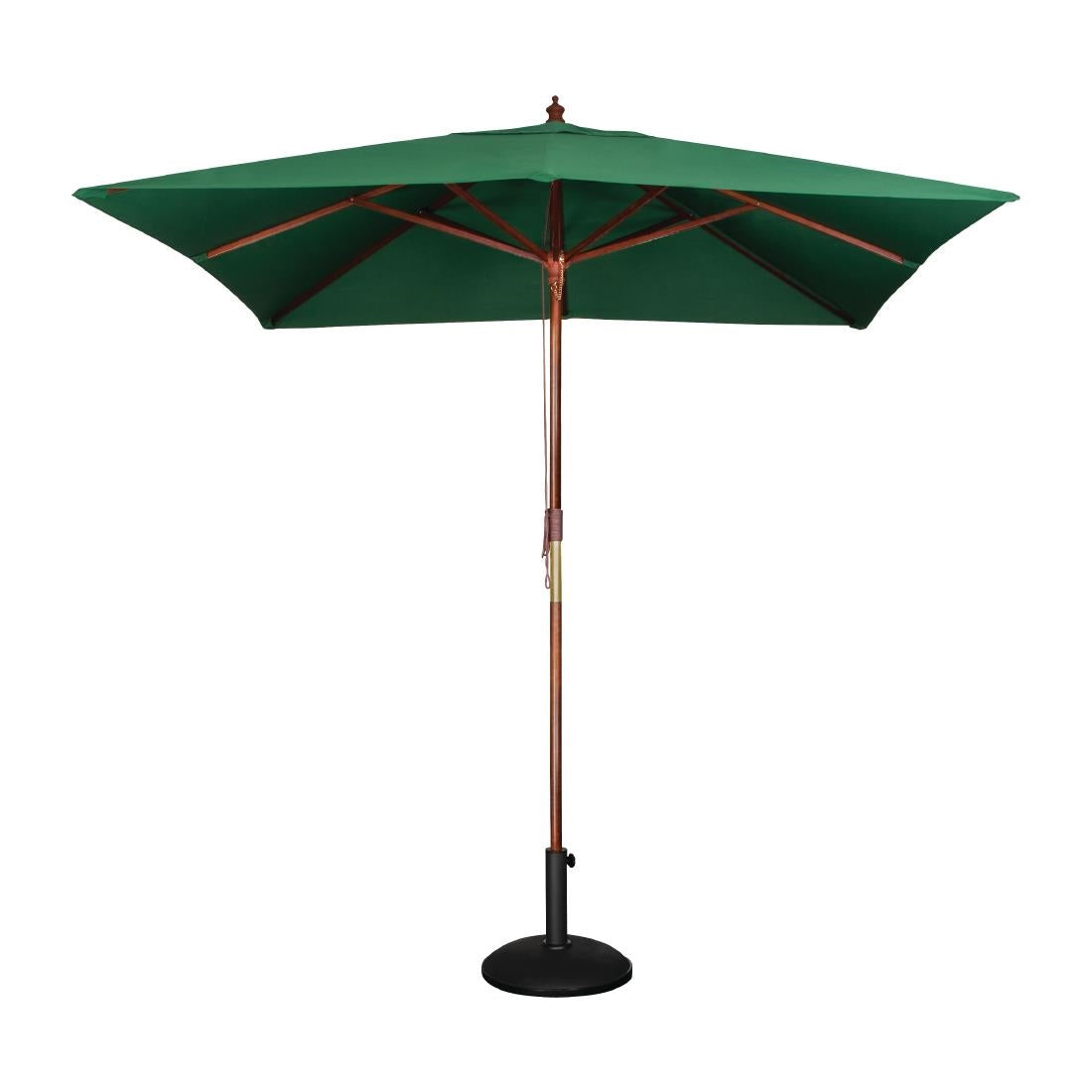 GH989 Bolero vierkante groene parasol 2,5 meter