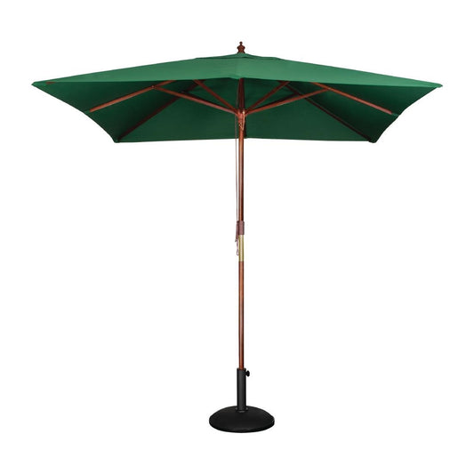 GH989 Bolero vierkante groene parasol 2,5 meter