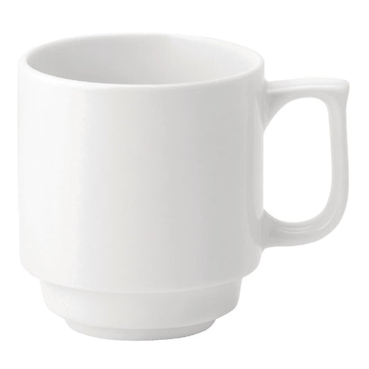 DY336 Utopia Pure White stapelbare mokken 280ml (36 stuks)
