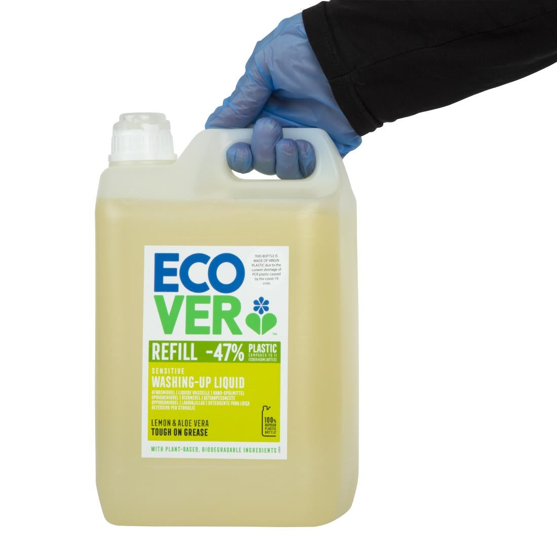 GG203 Ecover geconcentreerd afwasmiddel citroen en aloe vera 5Ltr