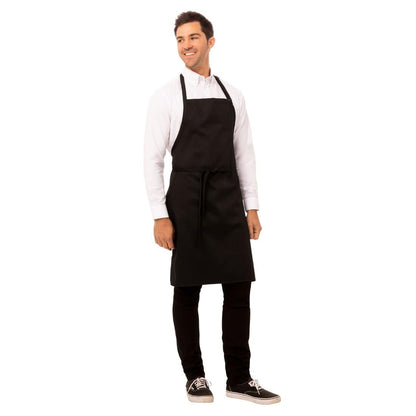 A924 Chef Works halterschort zwart