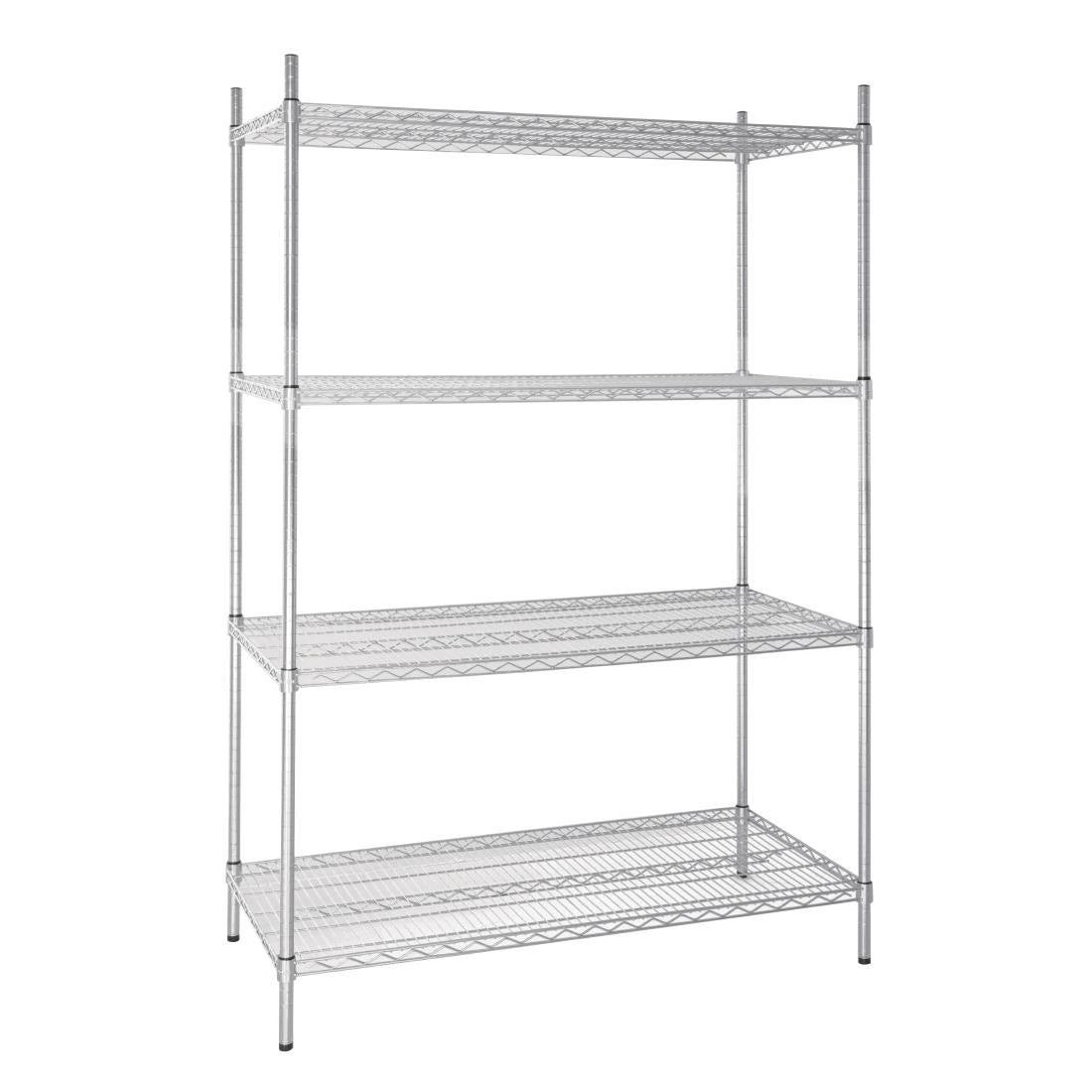 U257 Vogue voorraadrek met 4 schappen 122x61cm