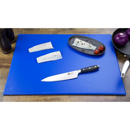 J009 Hygiplas HDPE snijplank blauw 600x450x12mm