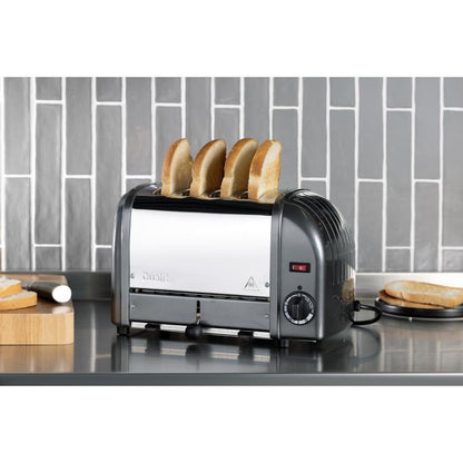 E268 Dualit Vario broodrooster 4 sleuven grijs 40348