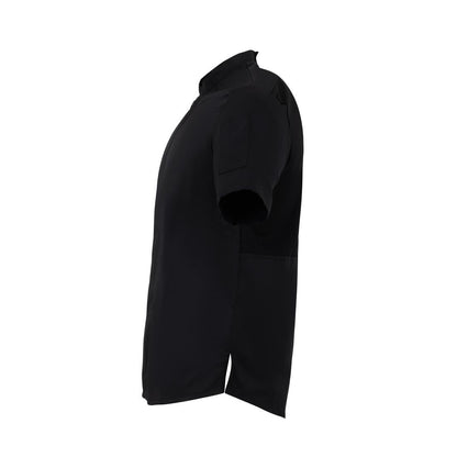 BA115-L Southside Harlem Koksbuis Met Korte Mouwen Zwart Maat L