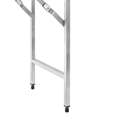 CB906 Vogue inklapbare RVS werktafel 180cm
