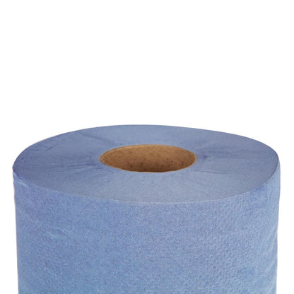 DL921 Jantex centrefeed 2-laags handdoekrollen blauw 120m (6 stuks)