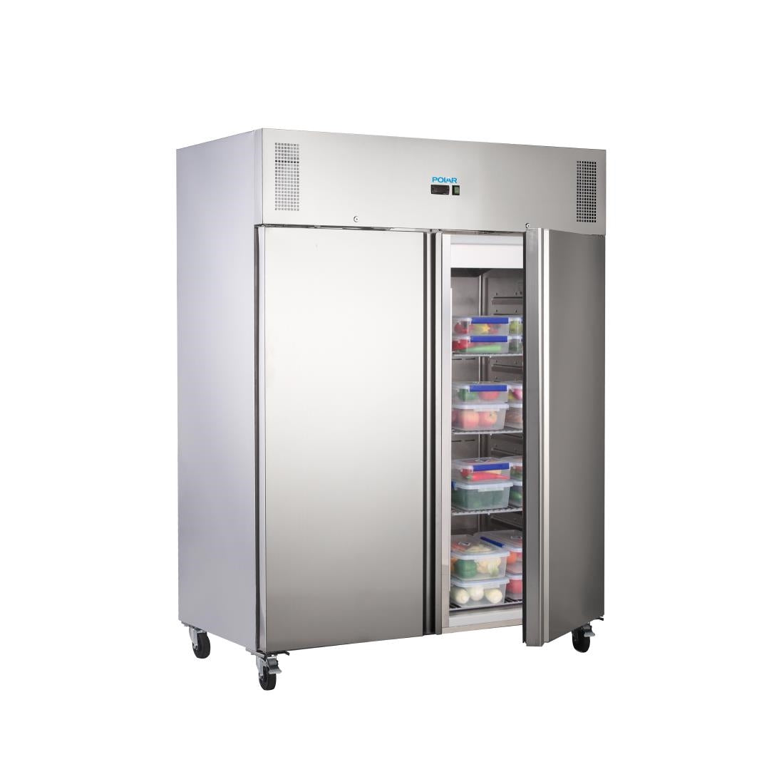 UA052 Polar U-Series Dubbeldeurs Staande Koelkast 1300Ltr