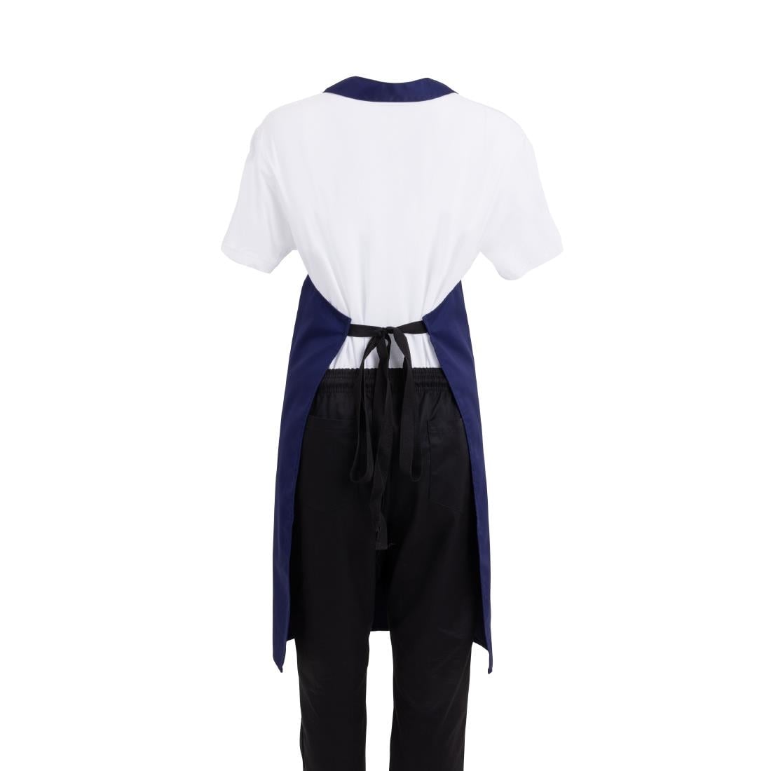 A543 Whites halterschort donkerblauw