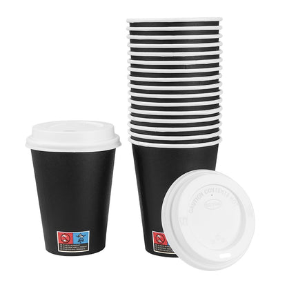 HW635 Nisbets Essentials Hete Bekers En Deksels Pakket 340ml (300 stuks)