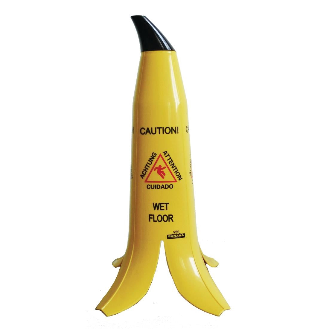 GK976 Bananenschil waarschuwingsbord "Caution wet floor"