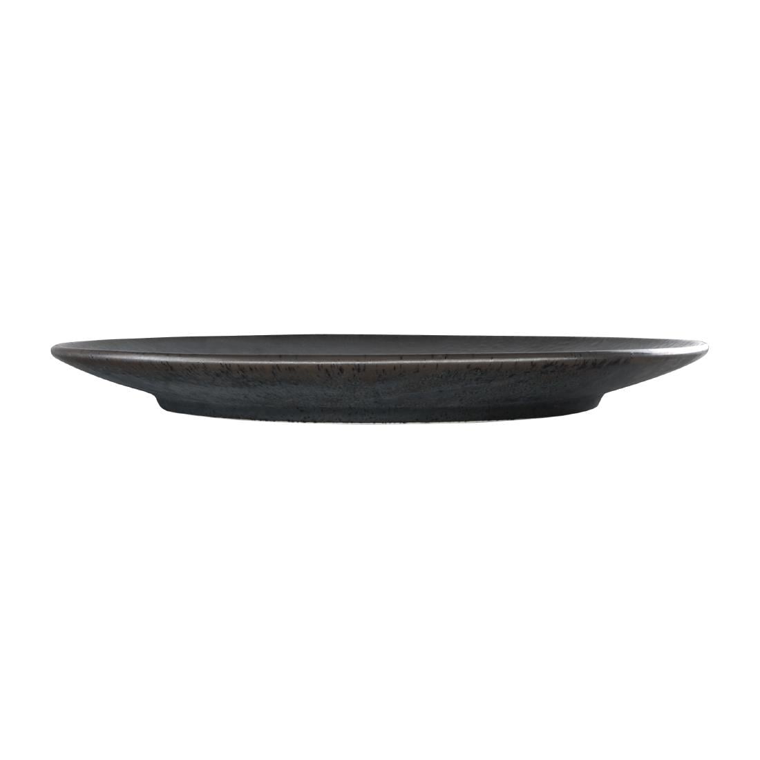 DR087 Olympia Fusion Ronde Borden 20,3cm Zwart (6 Stuks)