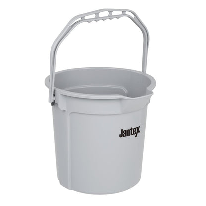 FU589 Jantex Grijze Maatemmer Met Schenktuit 14Ltr