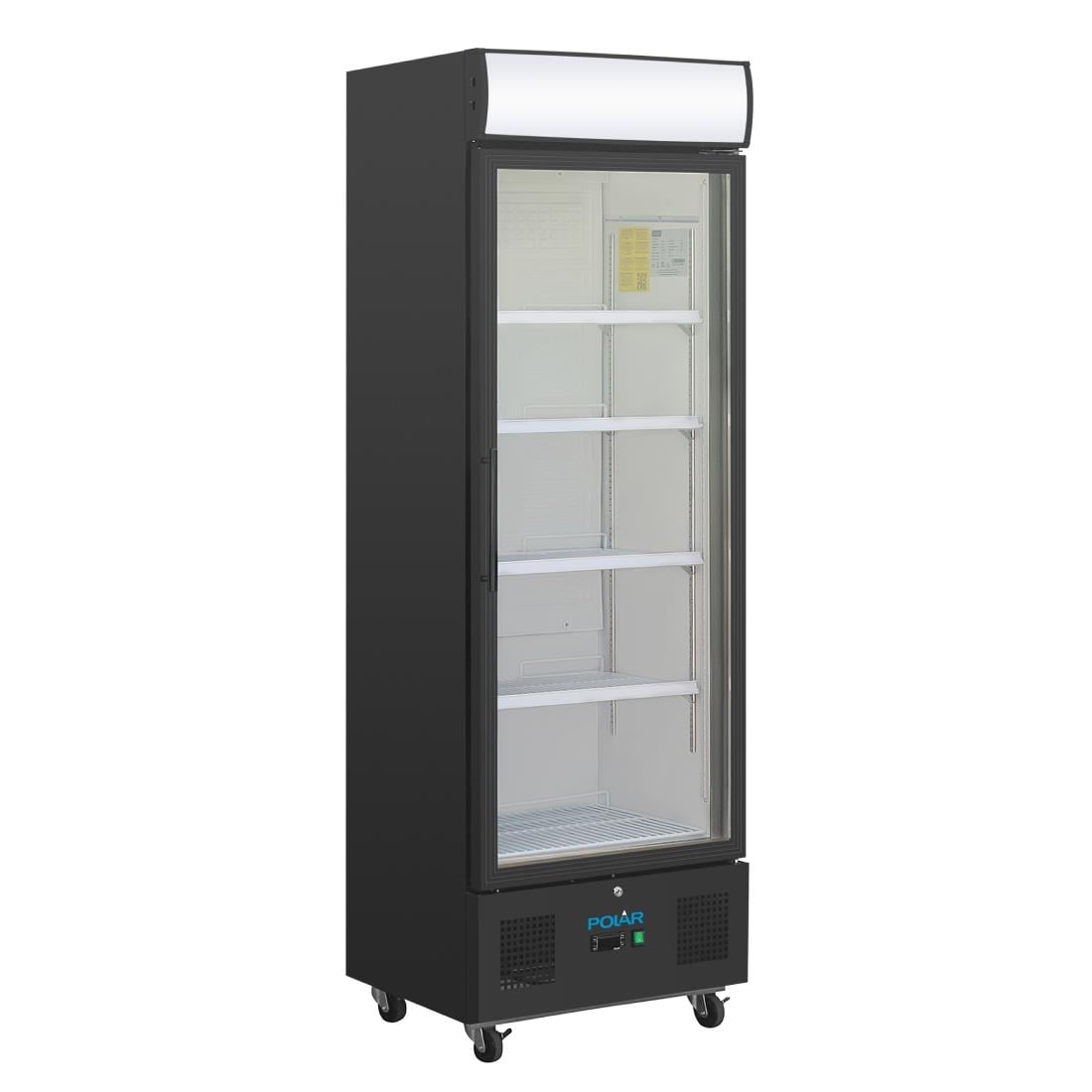 GH427 Polar G-Series Rechtopstaande Display Koeling 368Ltr Zwart