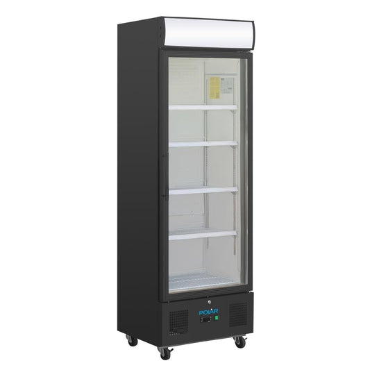GH427 Polar G-Series Rechtopstaande Display Koeling 368Ltr Zwart