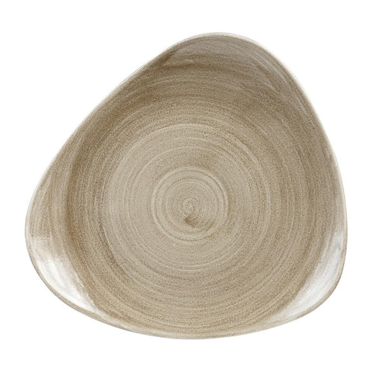 HC792 Churchill Stonecast Patina Antique Taupe Lotus Bord 30.5cm (6 stuks)