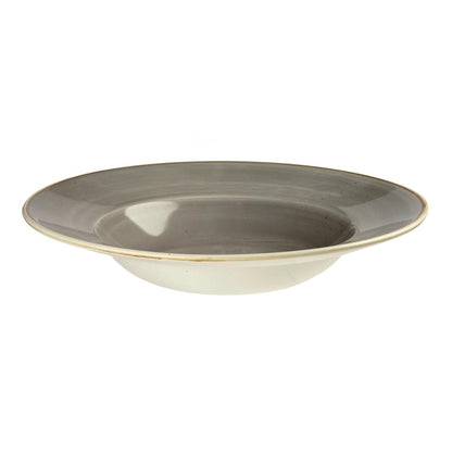 DF796 Churchill Stonecast Grey Kom Met Brede Rand Large 27.69cm (12 stuks)