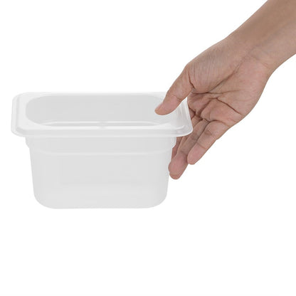HZ346 Nisbets Essentials Polypropyleen 1/9 Gastronormbak 100mm